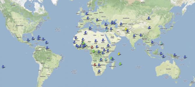 Localisation des Projets de Linpico